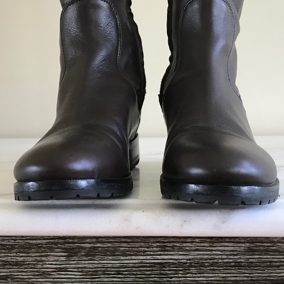 CHRISTIAN LOUBOUTIN BROWN KNEE HIGH BOOT - Picture 3 of 12